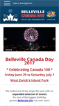 Mobile Screenshot of bellevillecanadaday.com